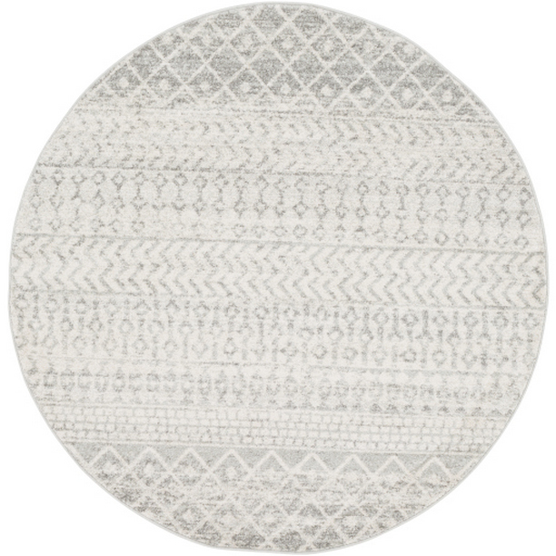 ELZ2308-6RD 6 ft. Elaziz Machine Woven Round Rug - Multi Color