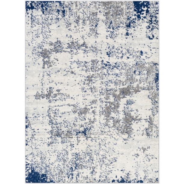 SUN2319-679 6 ft. 7 in. x 9 ft. Sunderland Machine Woven Rectangle Rug - Multi Color