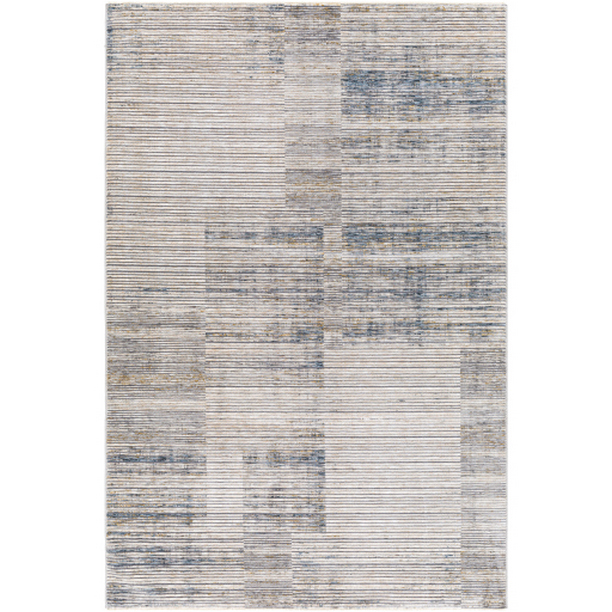 CDF2311-6796 6 ft. 7 in. x 9 ft. 6 in. Cardiff Machine Woven Rectangle Rug - Multi Color