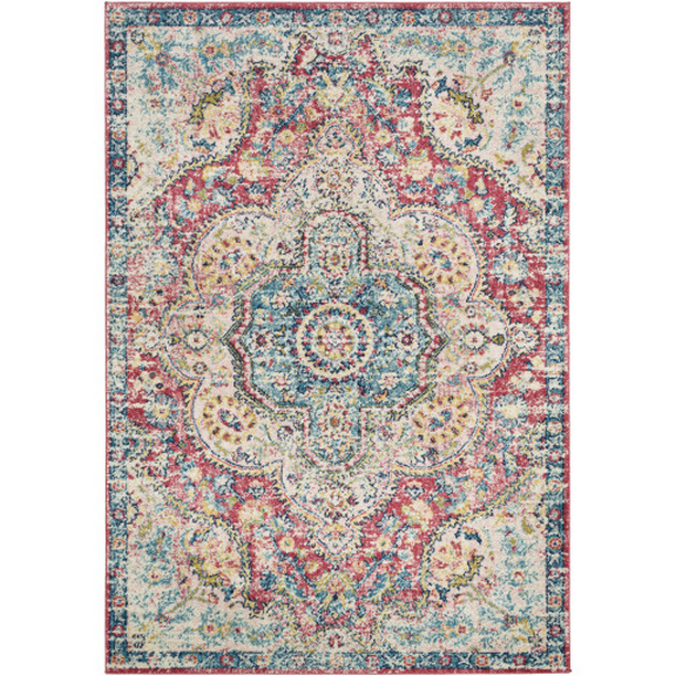 ELZ2359-710103 7 ft. 10 in. x 10 ft. 3 in. Elaziz Machine Woven Rectangle Rug - Multi Color