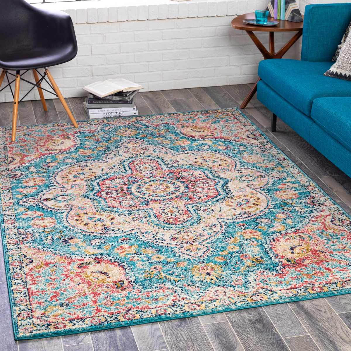 ELZ2360-23 2 x 3 ft. Elaziz Rectangle Area Rug, Multi Color