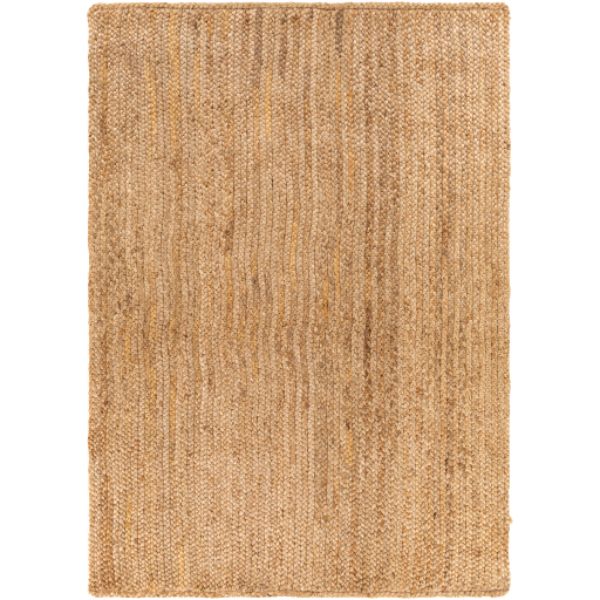 NBD2300-1014 10 x 14 ft. Natural Braids Rectangle Area Rug, Tan