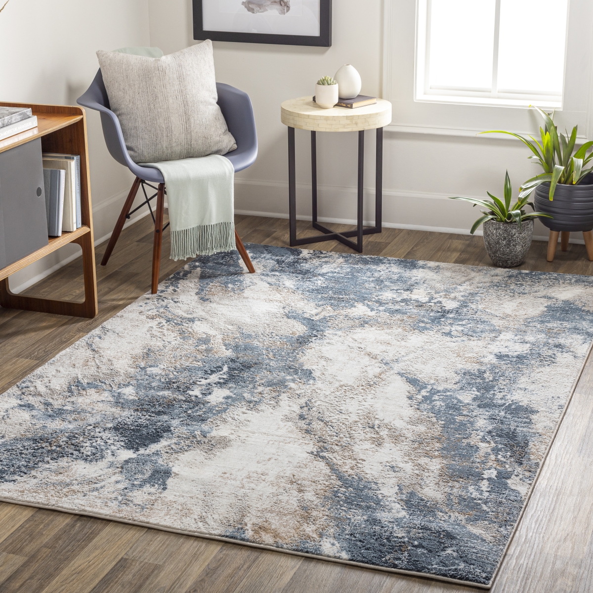 ALG2338-9212 9 ft. 2 in. x 12 ft. Allegro Rectangle Area Rug, Blue