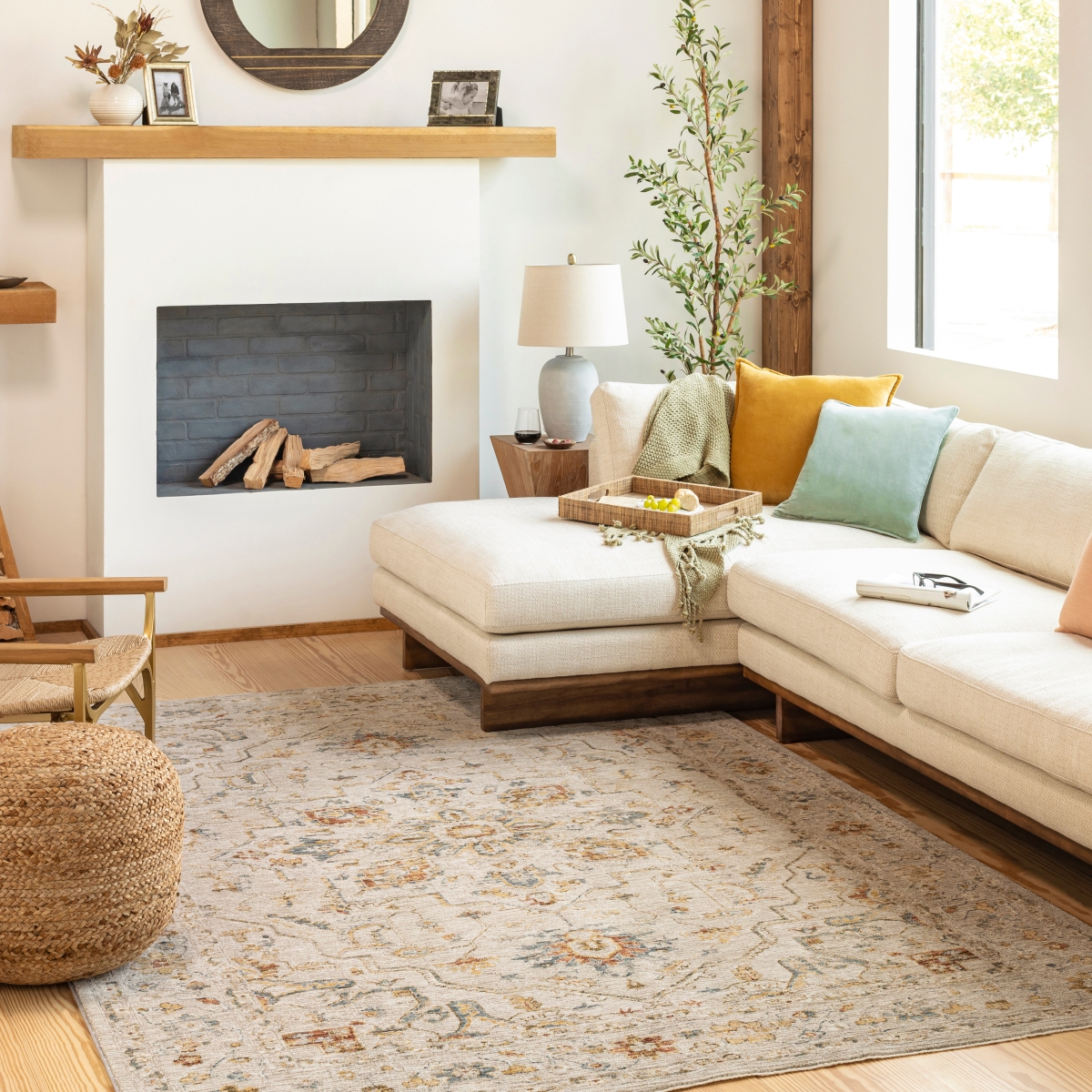 REN2303-1014 10 x 14 ft. Reina REN-2303 Rectangle Rug, Multi Color