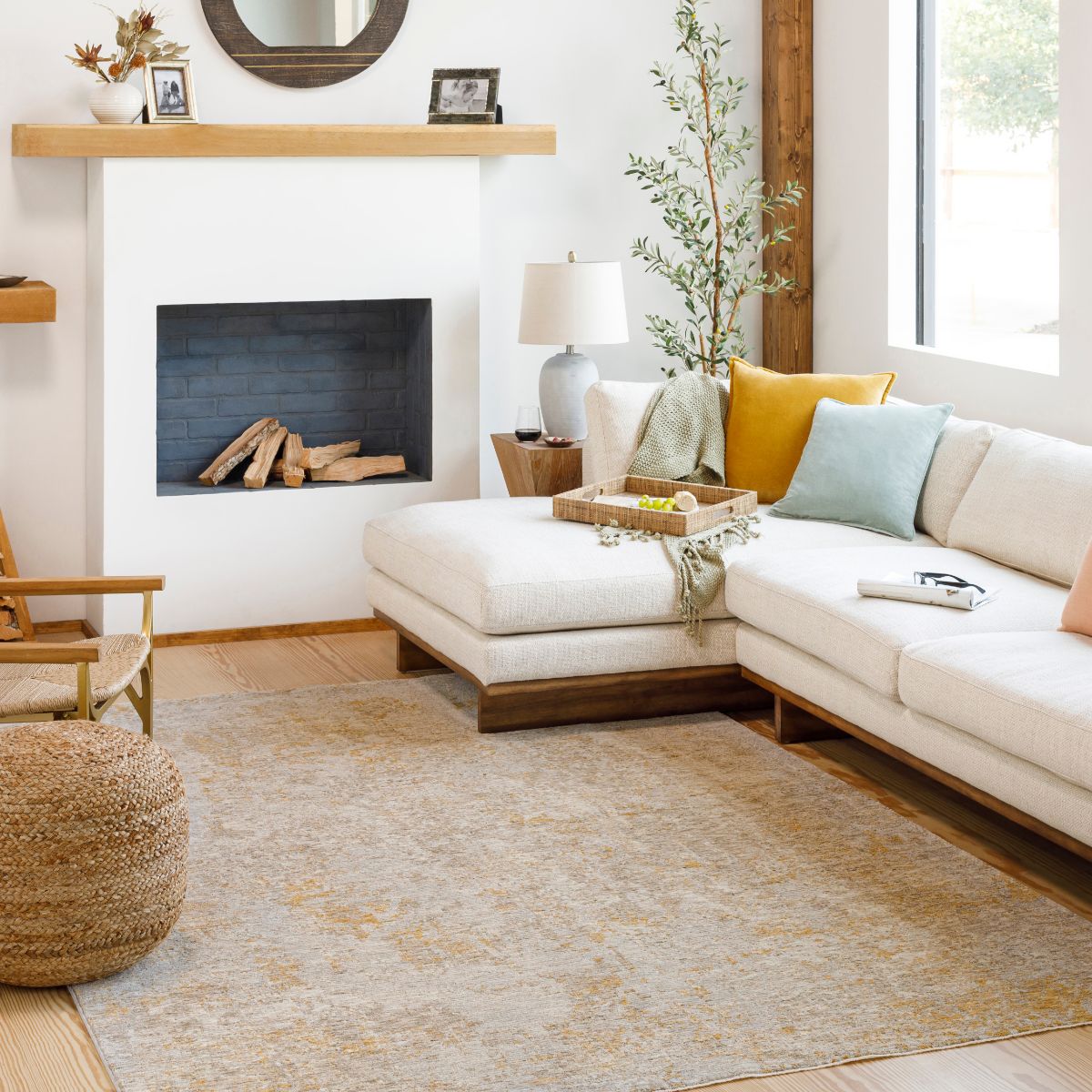 REN2310-1014 10 x 14 ft. Reina Rectangle Area Rug, Multi Color