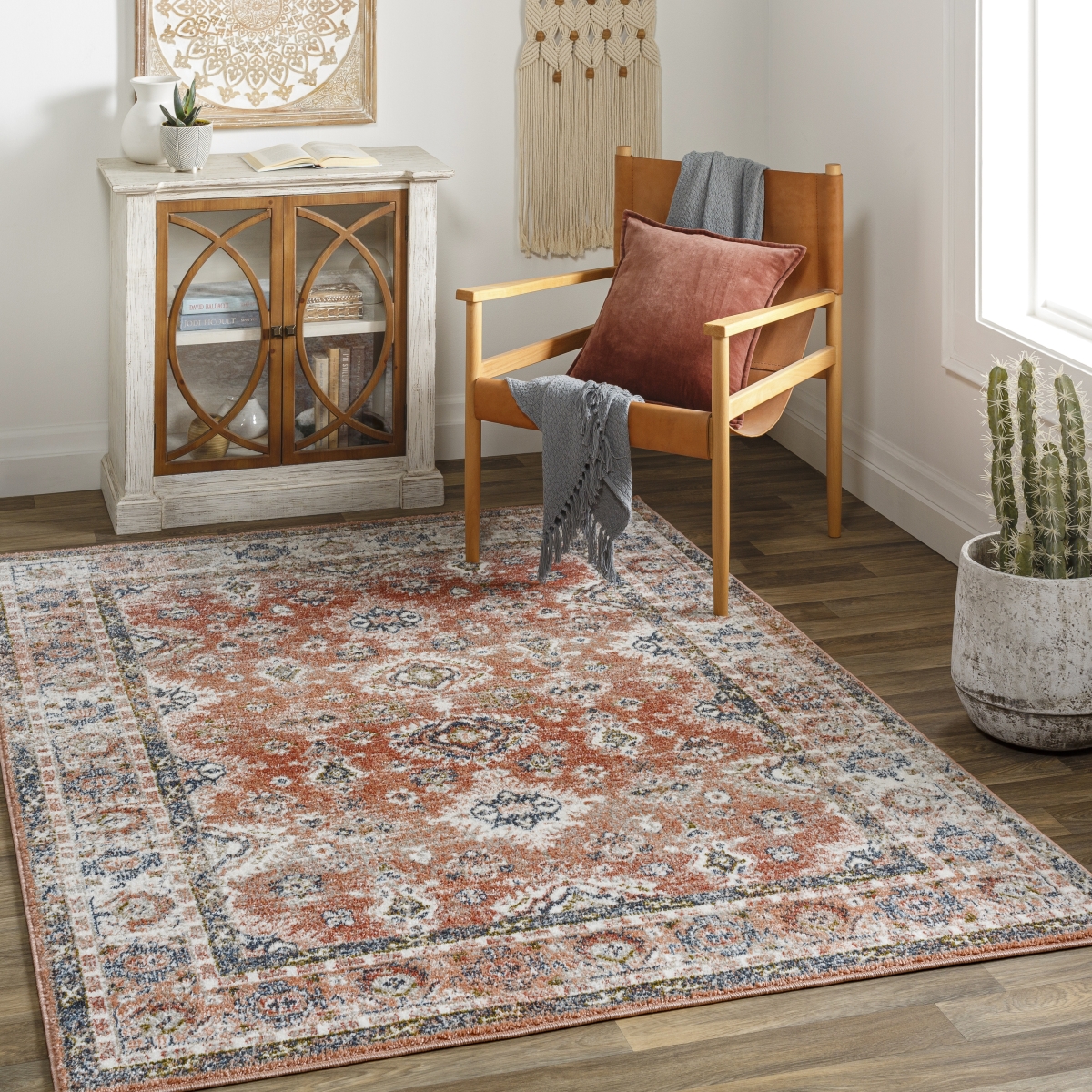 DAV2324-71010 7 ft. 10 in. x 10 ft. Davaro Rectangle Area Rug, Multi Color