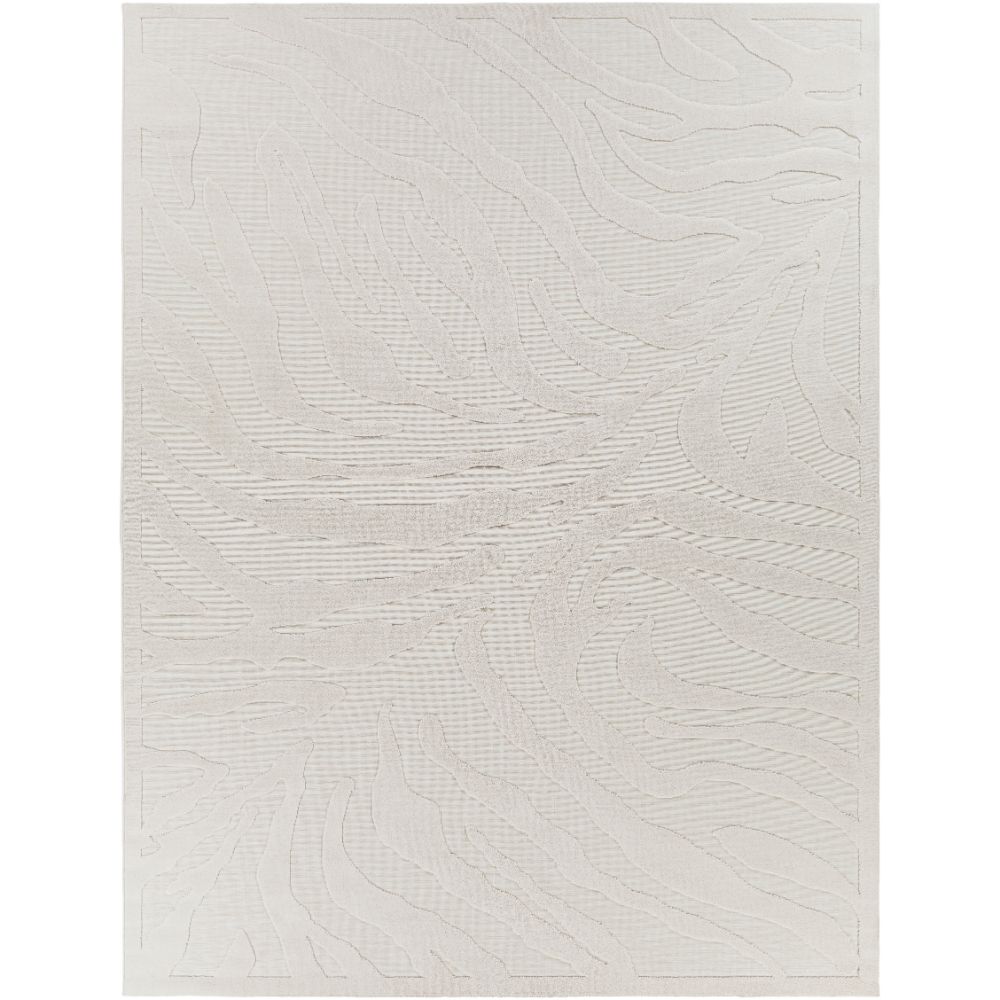 GWC2300-679 6 ft. 7 in. x 9 ft. Greenwich Rectangle Area Rug, Light Beige