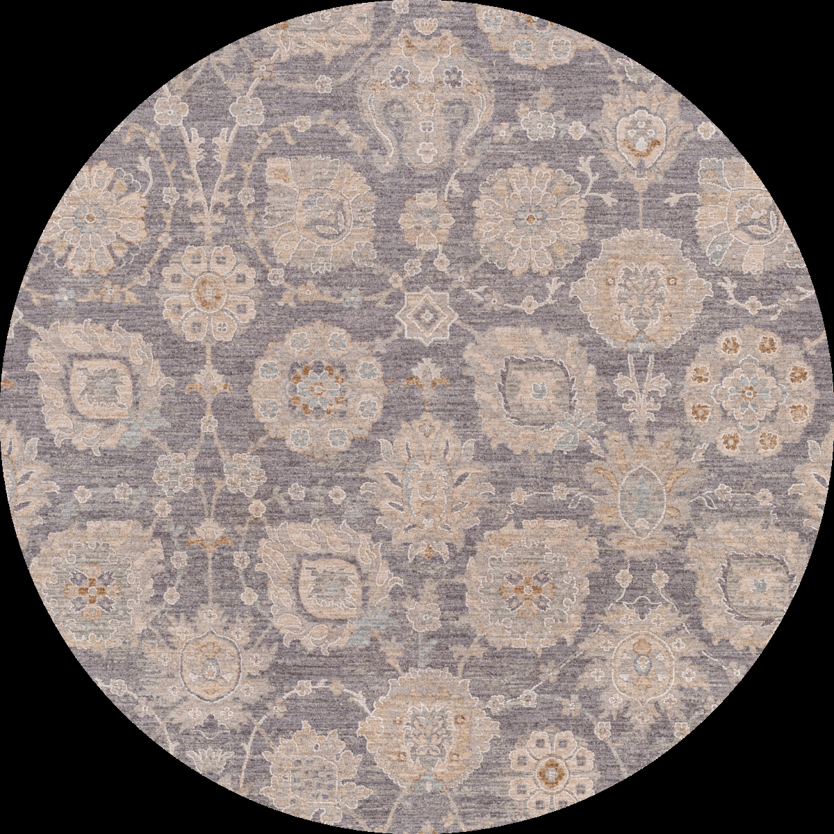 AVT2336-53RD 5 ft. 3 in. Avant Garde Round Machine Woven Rug