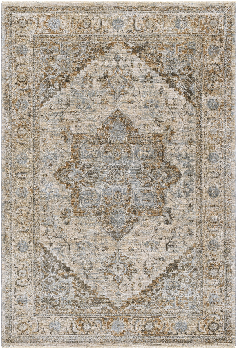 BWK2318-53RD 63 x 63 in. Brunswick Sage Round Rug, Multi Color