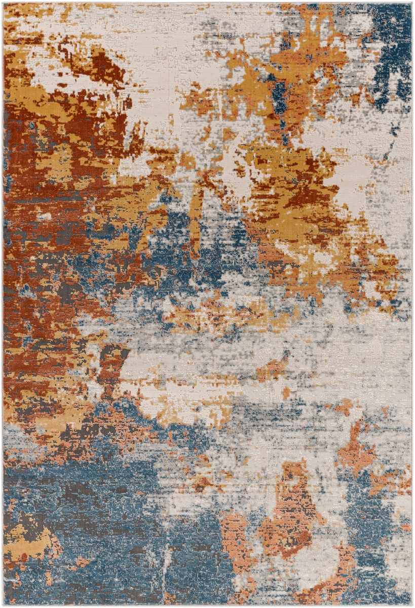 ALP2316-6796 6 ft. 7 in. x 9 ft. 6 in. Alpine Machine Woven Rectangle Area Rugs, Multi Color
