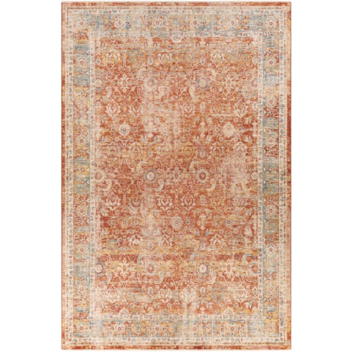 APS2319-23 2 x 3 ft. Aspendos Machine Woven Rug, Multi Color