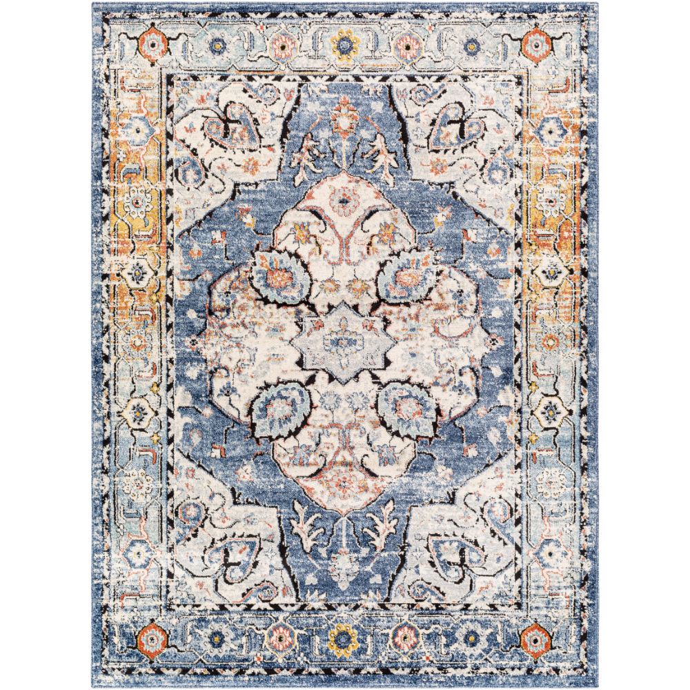 ELL2304-679 6 ft. 7 in. x 9 ft. Ella Rectangle Area Rug, Multi Color