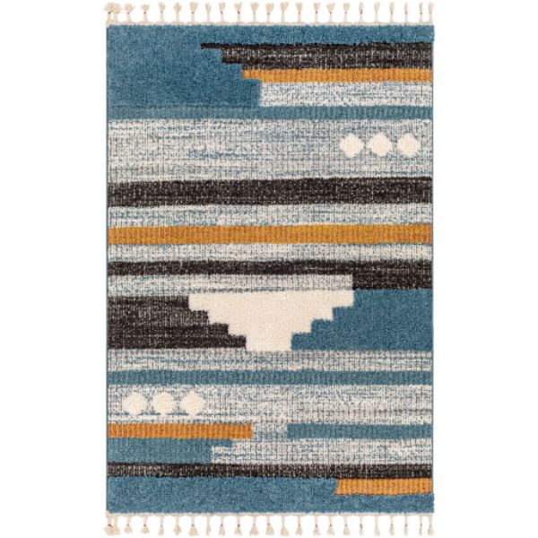 LOF2305-2773 2 ft. 7 in. x 7 ft. 3 in. Lofty Rectangle Machine Woven Rug, Multi Color