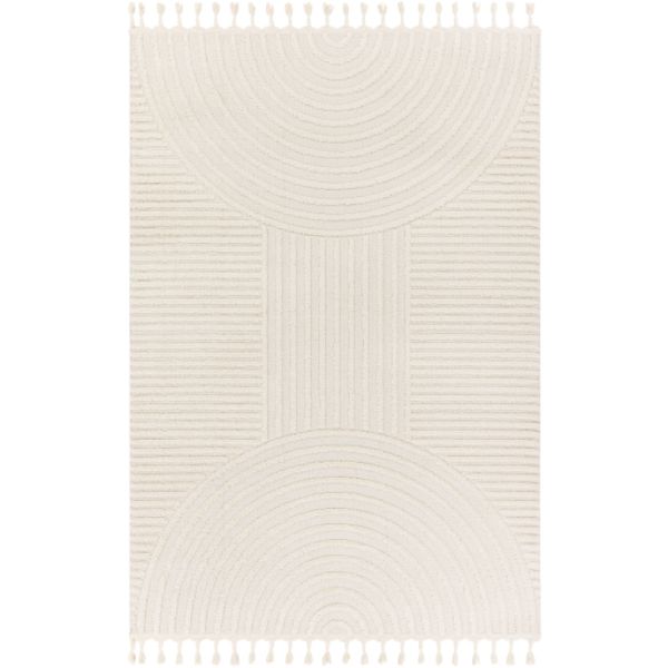 NOA2309-679 6 ft. 7 in. x 9 ft. Nora Rectangle Area Rug, Multi Color