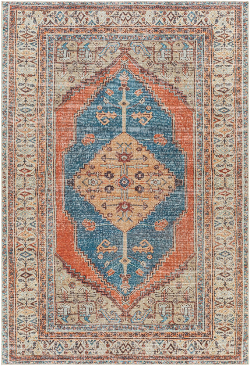 THI2704-679 6 ft. 7 in. x 9 ft. Tahmis Rectangle Area Rug, Multi Color