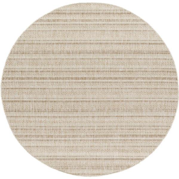 EAG2409-53RD 5 ft. 3 in. Eagean Round Rug, Taupe