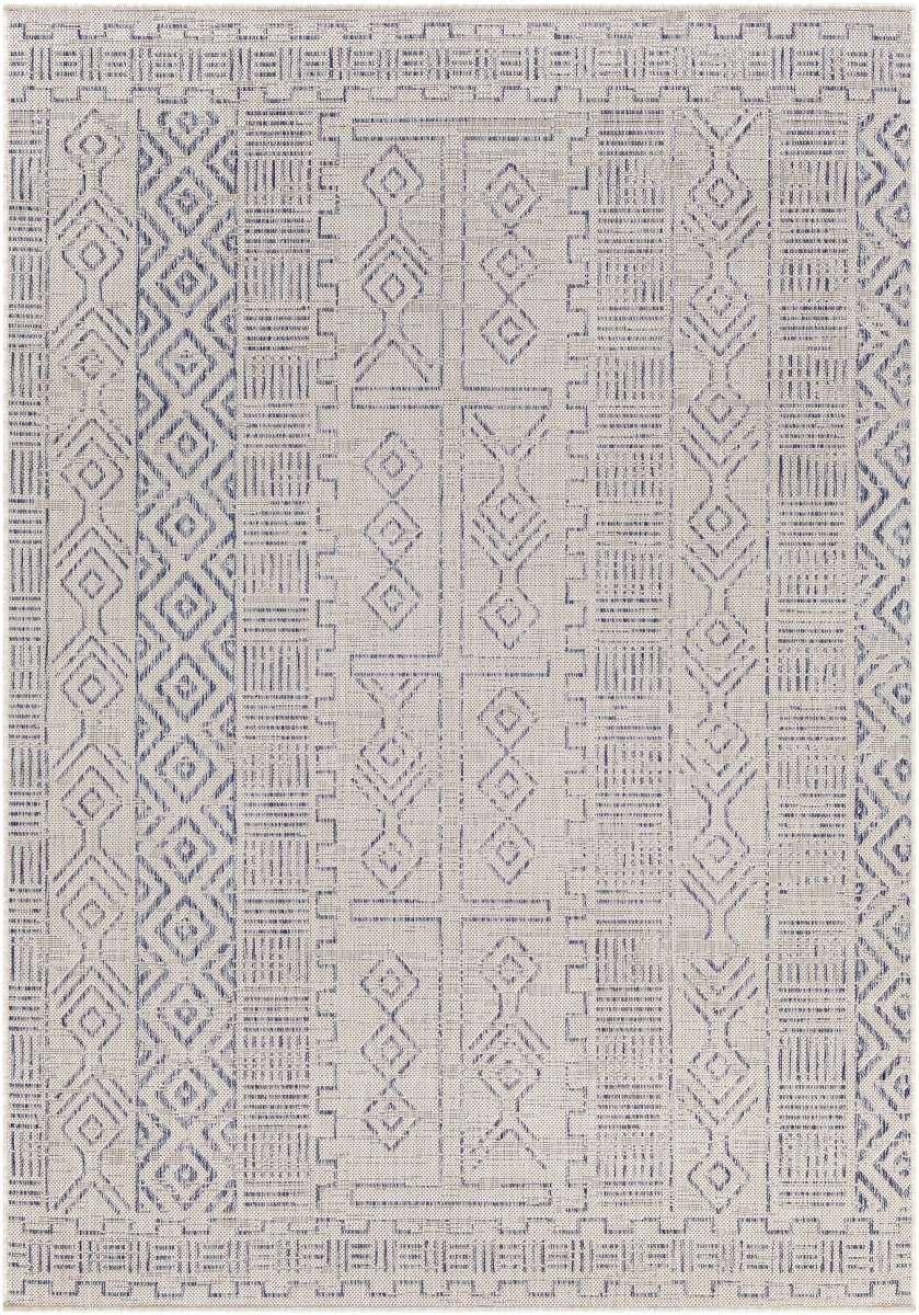 EAG2414-710102 7 ft. 10 in. x 10 ft. 2 in. Eagean Machine Woven Rectangle Rug - Multi Color