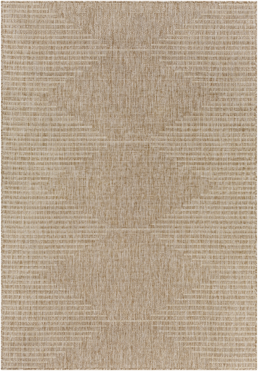EAG2416-2211 2 ft. x 2 ft. 11 in. Eagean Global Machine Woven Rectangle Rug - Light Beige, Light Brown, Cream & Brown