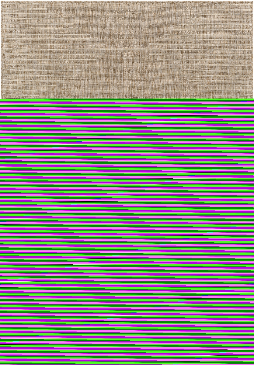 EAG2416-43511 4 ft. 3 in. x 5 ft. 11 in. Eagean Global Machine Woven Rectangle Rug - Light Beige, Light Brown, Cream & Brown