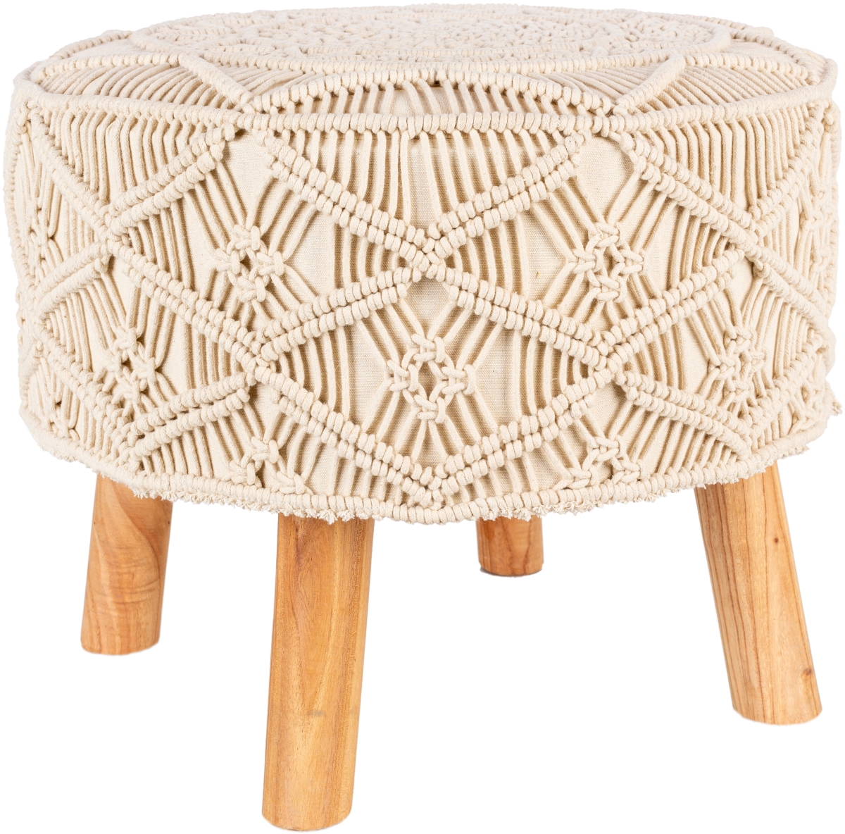 MDL-001 16 x 20 x 20 in. Mandala MDL-001 Stool - Light Beige