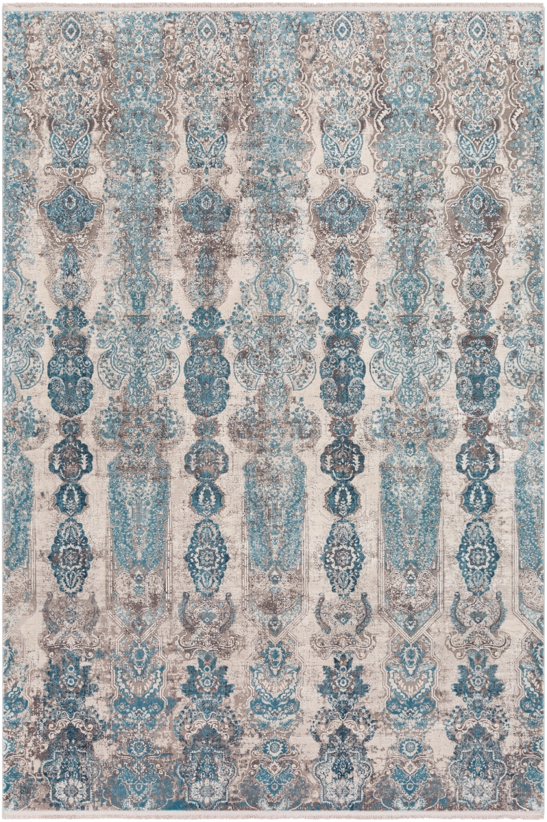 SOR2312-6796 6 ft. 7 in. x 9 ft. 6 in. Solar Rectangle Area Rug, Multi Color