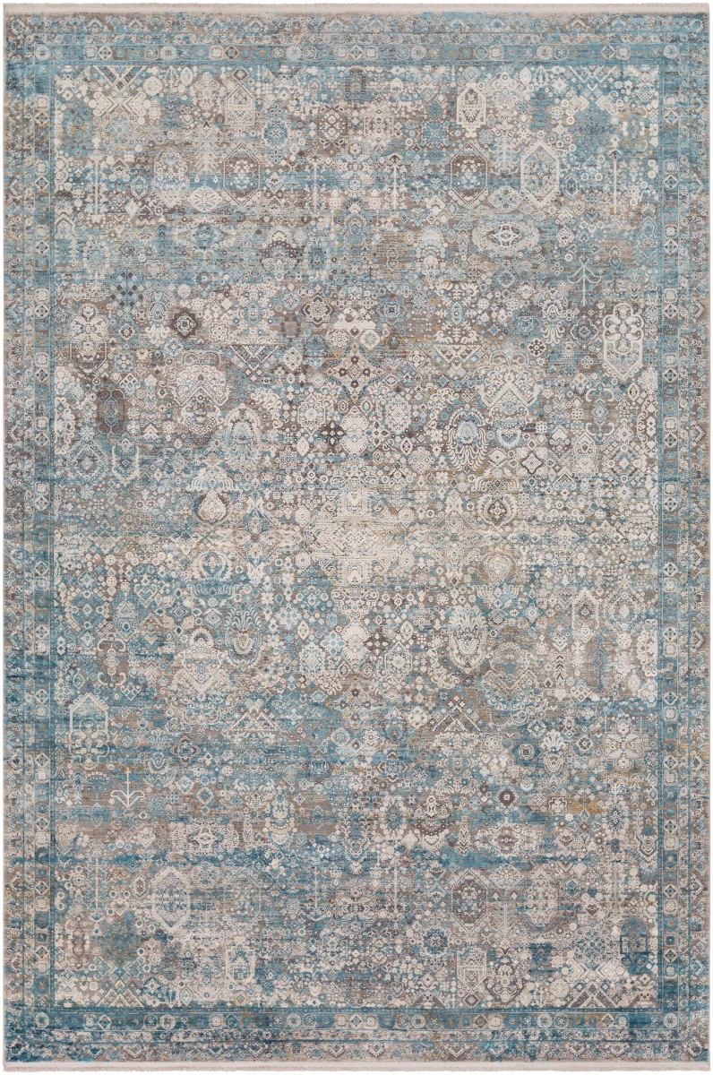 SOR2314-6796 6 ft. 7 in. x 9 ft. 6 in. Solar Rectangle Area Rug, Multi Color