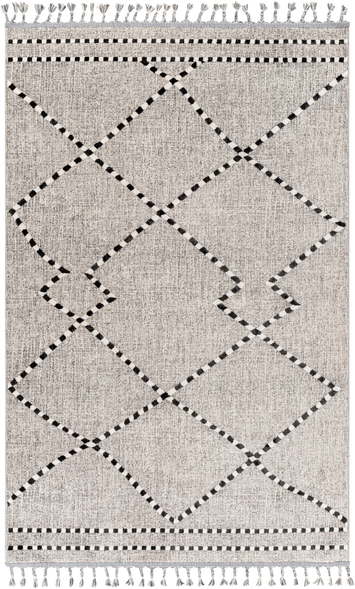 PLR2302-577 5 ft. 7 in. x 7 ft. Palermo Machine Woven Rectangle Area Rug, Multi Color