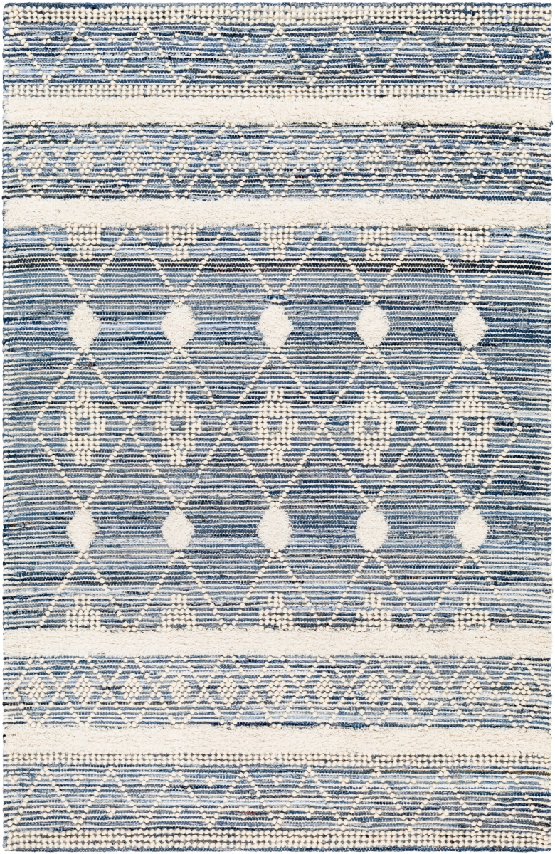 NDD2302-912 9 x 12 ft. Nadine Rectangle Hand Woven Rug, Light Grey