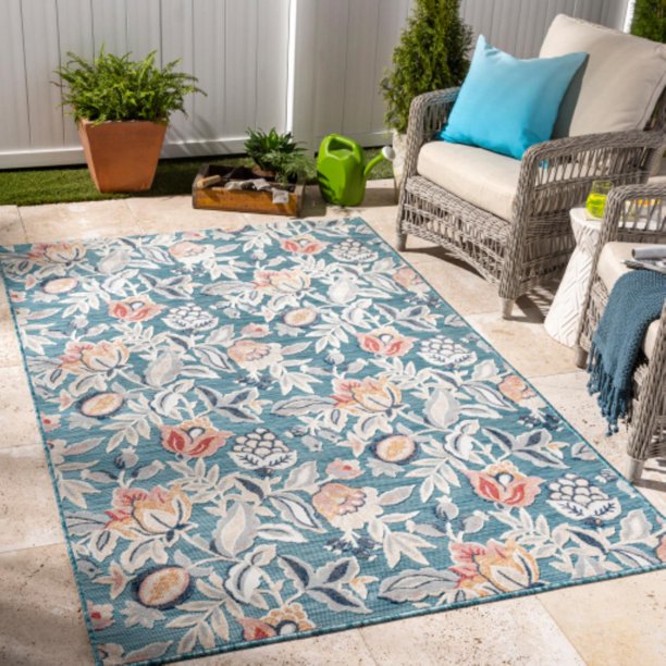 CBO2301-527 5 ft. 2 in. x 7 ft. Cabo Rectangle Area Rug, Multi Color