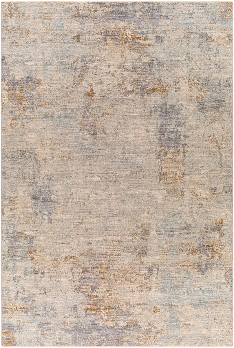AVT2346-710RD 7 ft. x 10 in. Avant Garde Round Rug, Taupe & Gray