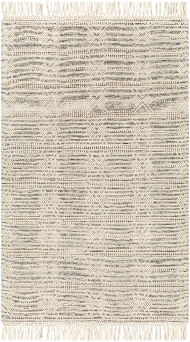 HMG2310-810 8 x 10 ft. Hemingway Rectangle Hand Woven Rug, Light Grey
