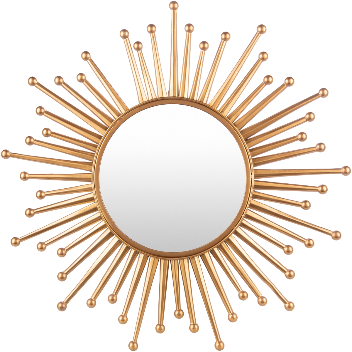 AMO001-3535 35 x 35 in. Amon Mirror, Gold