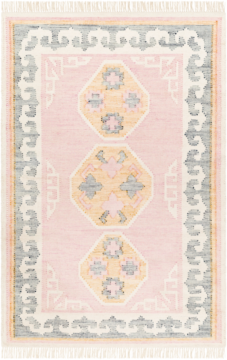 VLA2300-810 8 x 10 ft. Valerie Rectangle Hand Woven Rug, Cream