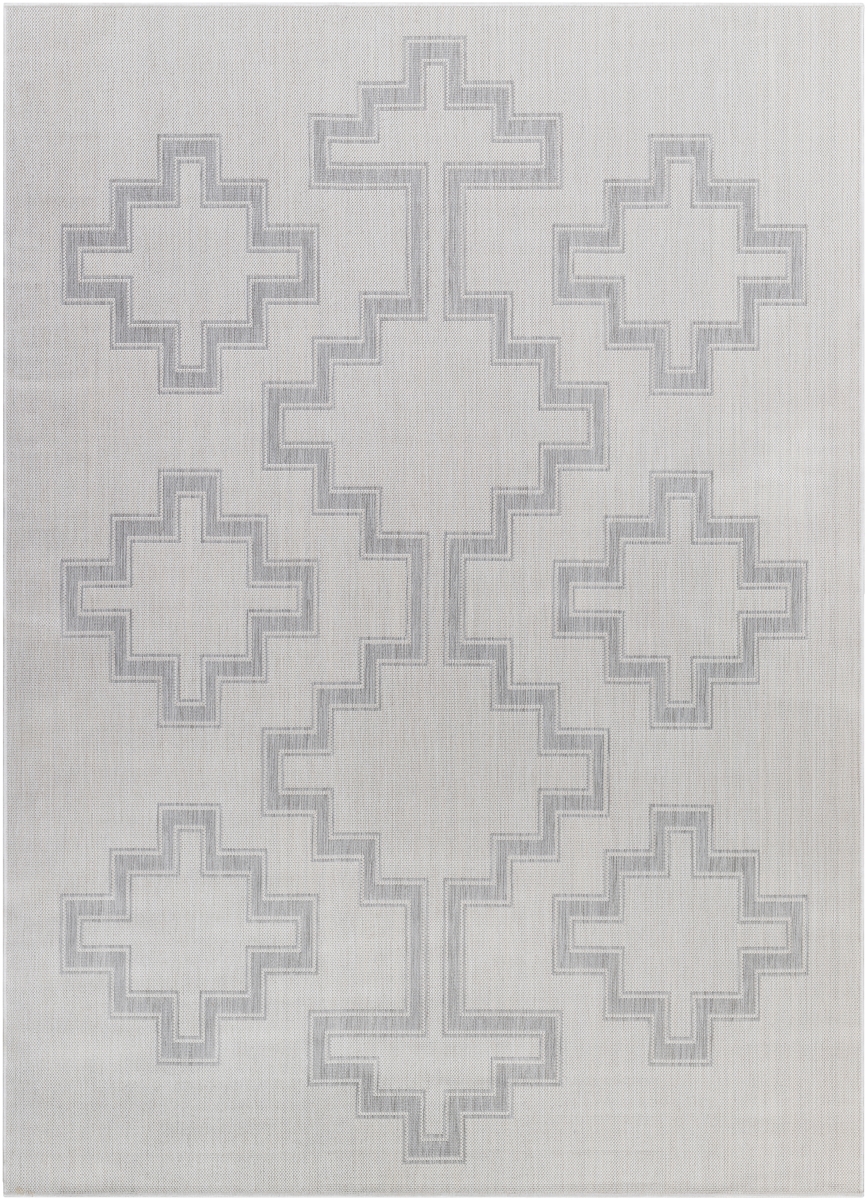 LBH2346-537 5 ft. 3 in. x 7 ft. Long Beach Rectangle Area Rug, Multi Color