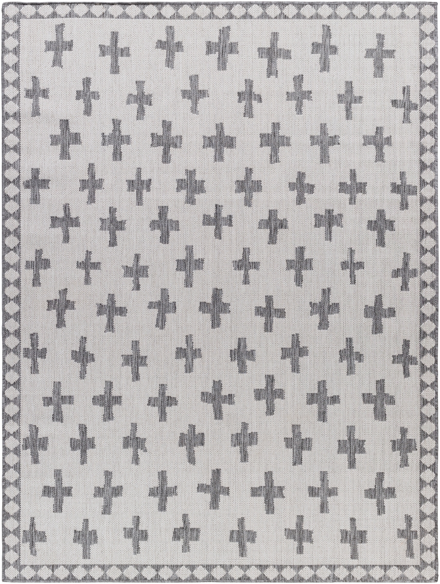 LBH2361-537 5 ft. 3 in. x 7 ft. Long Beach Rectangle Area Rug, Multi Color