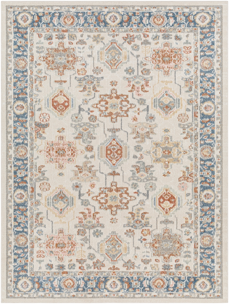 SNN2303-71010 7 ft. 10 in. x 10 ft. Santana Rectangle Area Rug, Multi Color -  Livabliss