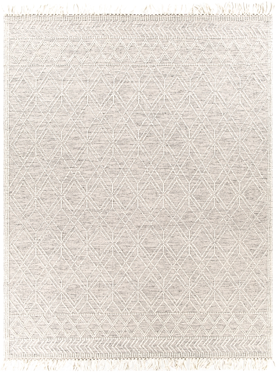 CDC2301-8SQ 8 ft. Casa DeCampo CDC-2301 Square Area Rug, Ivory & Black