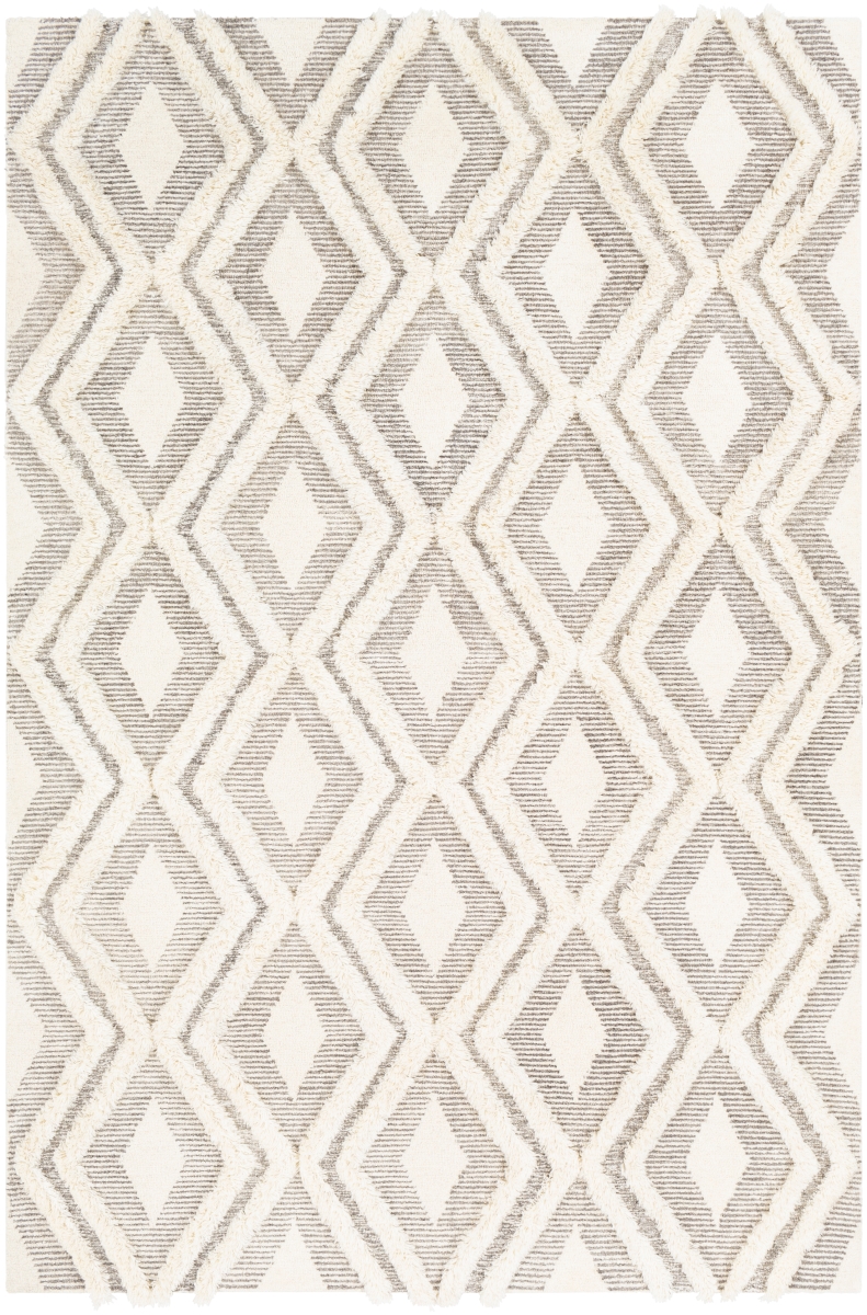 CHK2305-1215 12 x 15 ft. Cherokee Hand Tufted Rectangle Area Rug, Brown & Cream