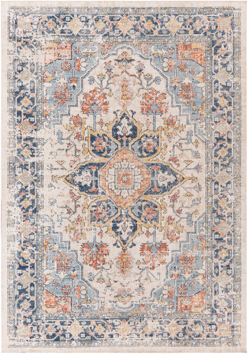 HTB2300-710SQ 7 ft. x 10 in. Huntington Beach Square Area Rug, Multi Color