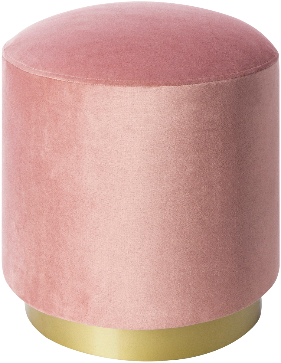 Picture of Surya RON-010 18 x 16 x 16 in. Roxeanne RON-010 Bench - Pastel Pink&#44; Gold