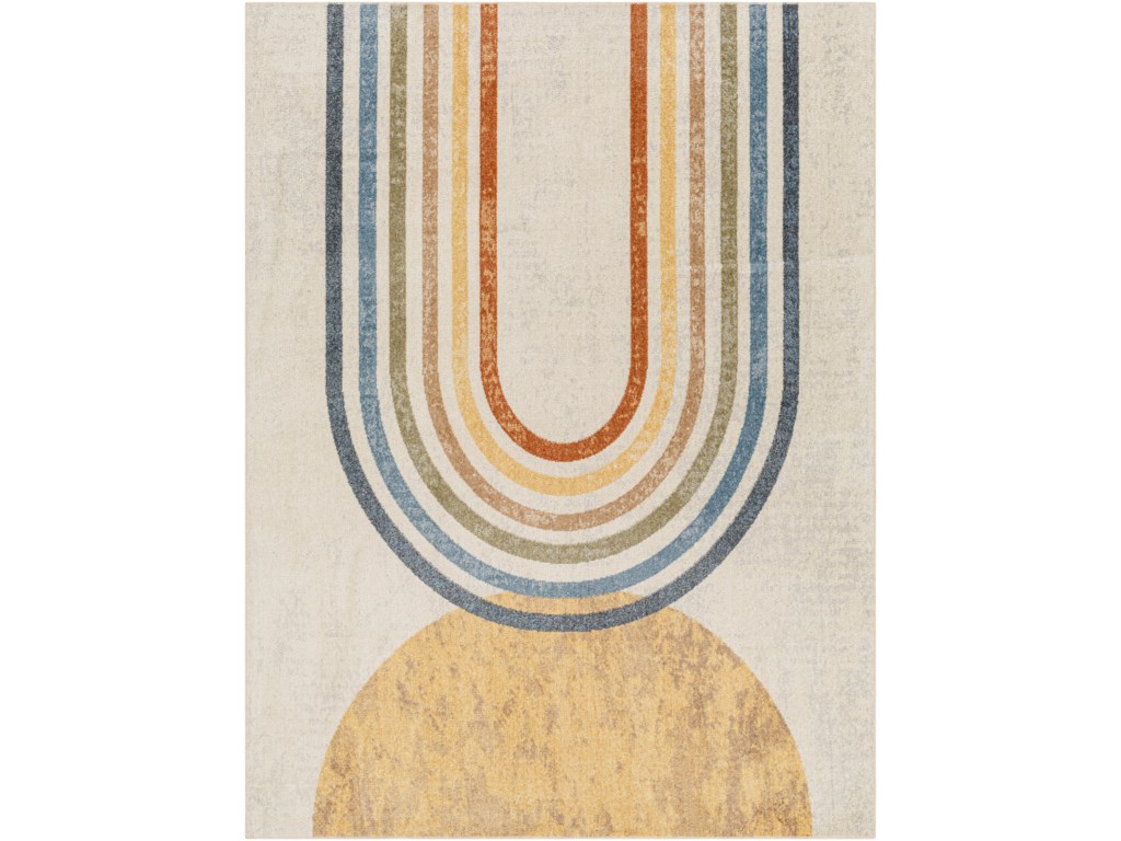LLL2314-23 2 x 3 ft. Lillian Rectangle Area Rug, Multi Color