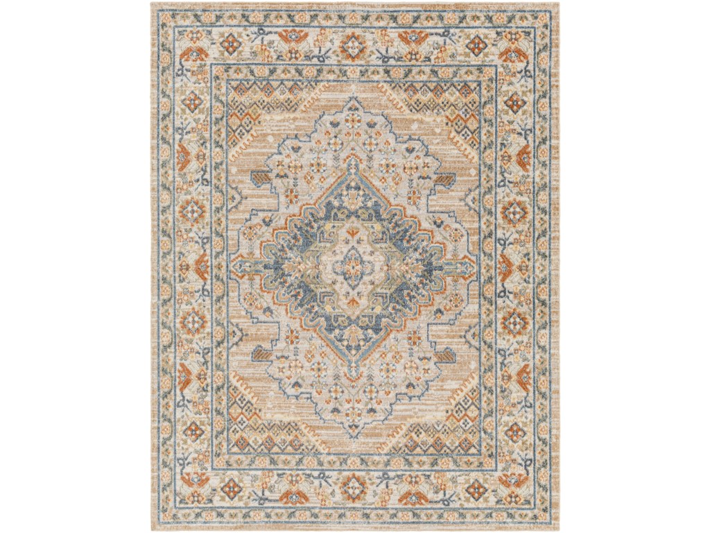 LLL2318-2339 2 ft. 3 in. x 3 ft. 9 in. Lillian Rectangle Area Rug, Multi Color
