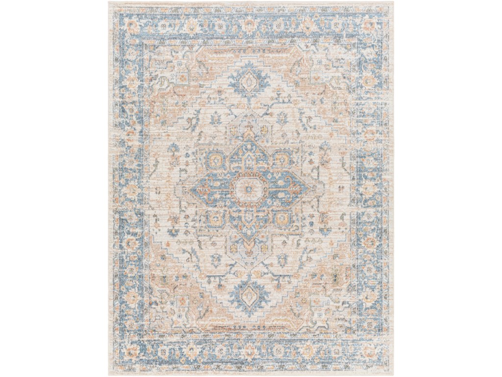 LLL2328-679 6 ft. 7 in. x 9 ft. Lillian Rectangle Area Rug, Multi Color
