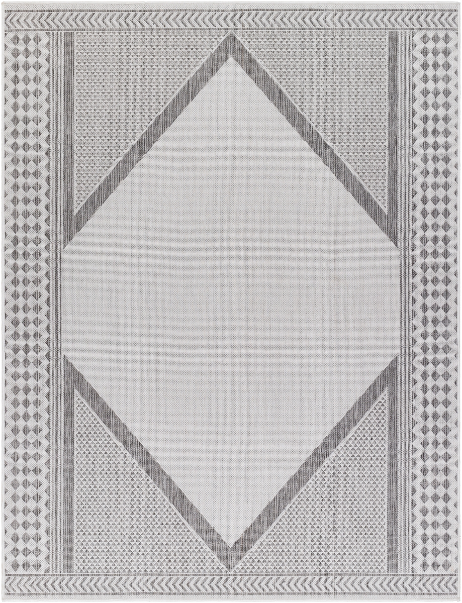 LBH2300-537 5 ft. 3 in. x 7 ft. Long Beach Rectangle Area Rug, Multi Color