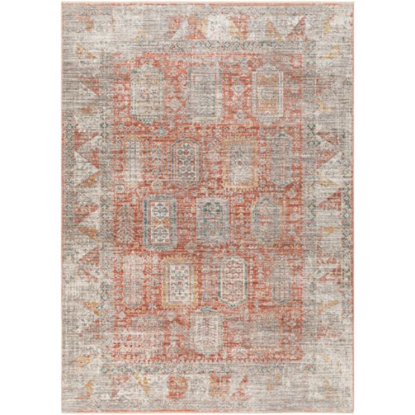 CSI2314-810126 8 ft. 10 in. x 12 ft. 6 in. Carlisle Machine Woven Polyester Rectangle Area Rug, Multi Color