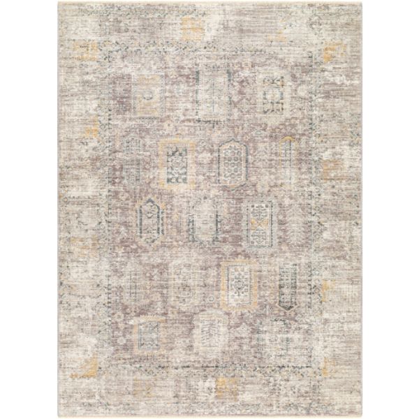 CSI2318-710RD 7 ft. 10 in. Carlisle Machine Woven Polyester Round Rug, Multi Color