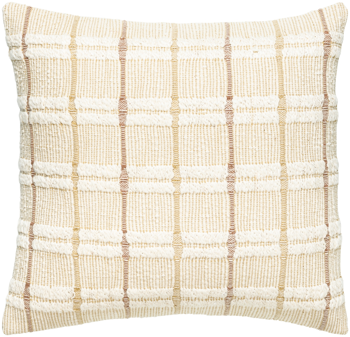 RCH001-2020D 20 x 20 in. Rochester Cottage Square Pillow Kit, White