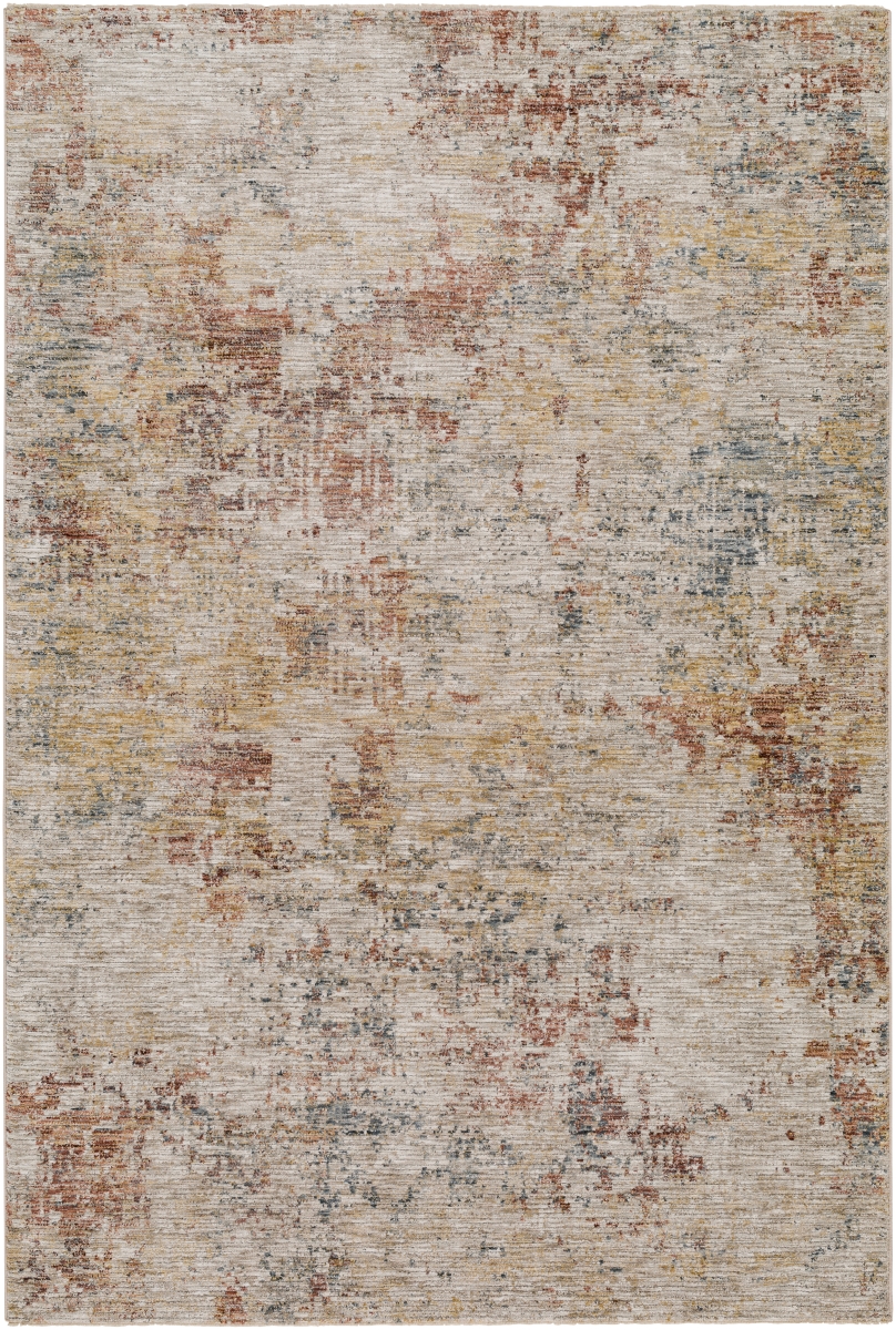 IAL2310-710RD 7 ft. 10 in. x 7 ft. 10 in. Naila Modern Machine Woven Round Rug, Tan