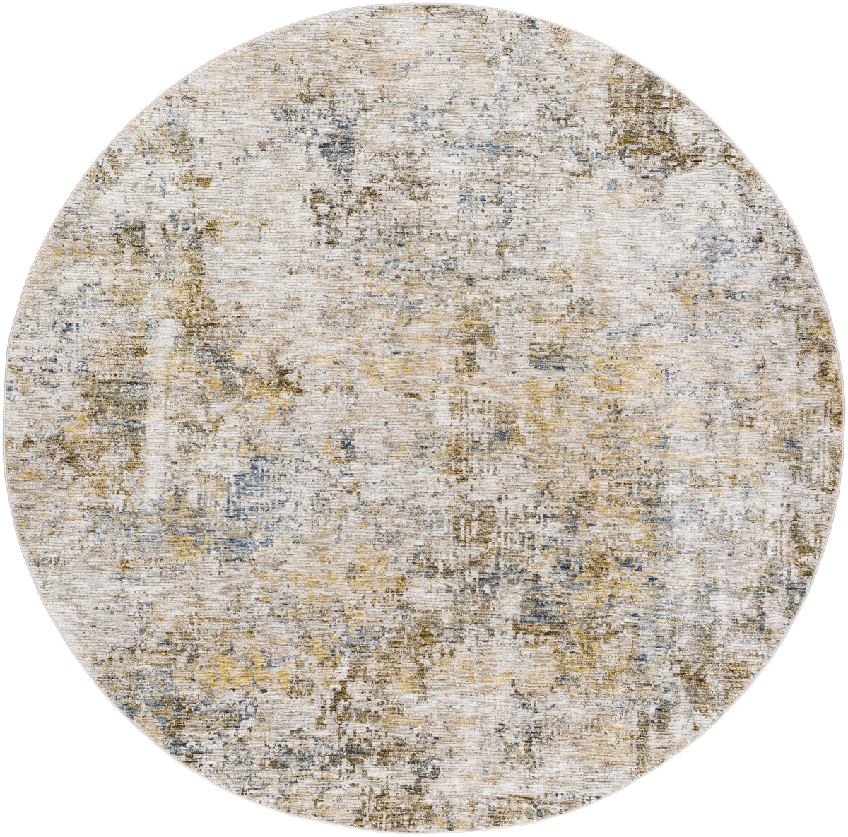 IAL2311-710RD 7 ft. 10 in. x 7 ft. 10 in. Naila Modern Machine Woven Round Rug, Tan