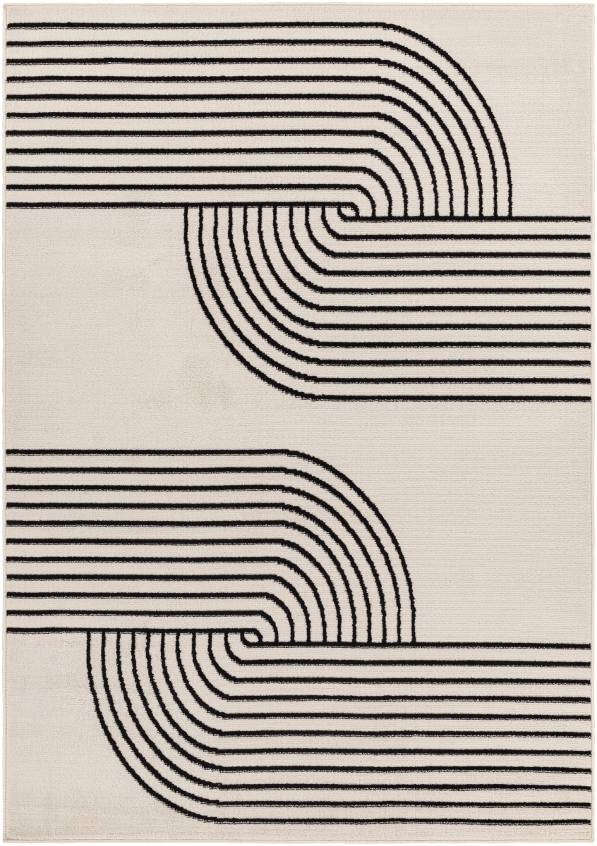 PSS2355-71010 7 ft. 10 in. x 10 ft. Pisa Machine Woven Rectangle Area Rug, Multi Color